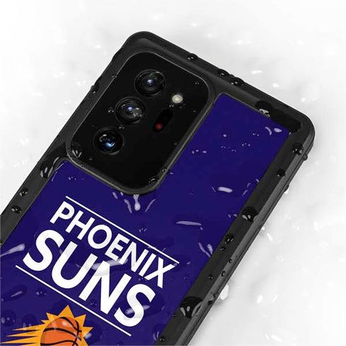 NBA Phoenix Suns Standard - Purple Galaxy Note20 Ultra 5G Waterproof Case