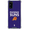 NBA Phoenix Suns Standard - Purple Galaxy S20 FE Clear Case