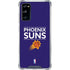 NBA Phoenix Suns Standard - Purple Galaxy S20 FE Clear Case
