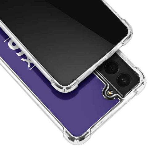 NBA Phoenix Suns Standard - Purple Galaxy S21 FE Clear Case