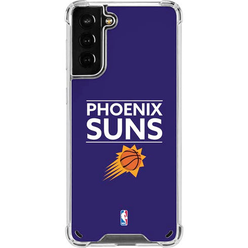 NBA Phoenix Suns Standard - Purple Galaxy S21 Plus 5G Clear Case