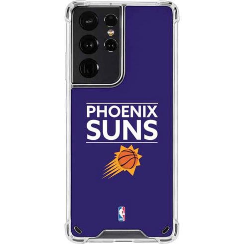 NBA Phoenix Suns Standard - Purple Galaxy S21 Ultra 5G Clear Case