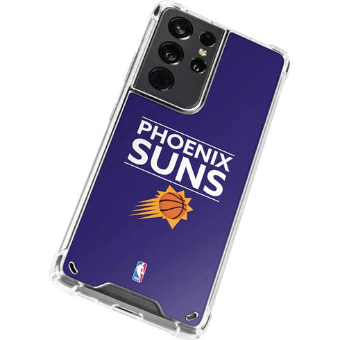 NBA Phoenix Suns Standard - Purple Galaxy S21 Ultra 5G Clear Case