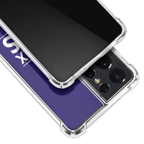 NBA Phoenix Suns Standard - Purple Galaxy S21 Ultra 5G Clear Case