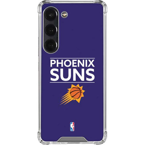 NBA Phoenix Suns Standard - Purple Galaxy S23 Clear Case