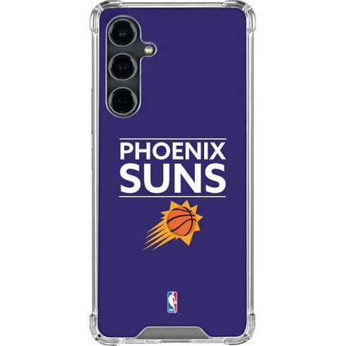 NBA Phoenix Suns Standard - Purple Galaxy S23 FE Clear Case