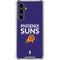 NBA Phoenix Suns Standard - Purple Galaxy S23 FE Clear Case