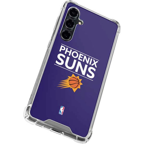 NBA Phoenix Suns Standard - Purple Galaxy S23 FE Clear Case