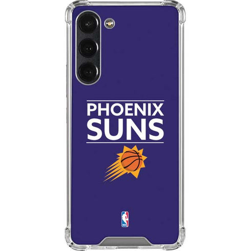 NBA Phoenix Suns Standard - Purple Galaxy S23 Plus Clear Case