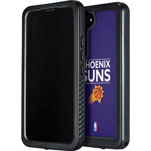 NBA Phoenix Suns Standard - Purple Galaxy S23 Waterproof Case