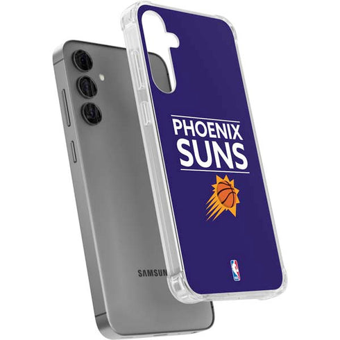 NBA Phoenix Suns Standard - Purple Galaxy S24 Plus Clear Case