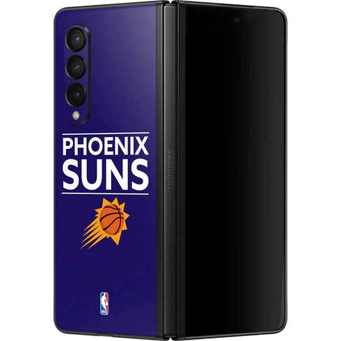 NBA Phoenix Suns Standard - Purple Galaxy Z Fold3 5G Skin