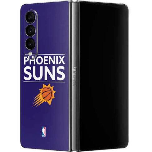 NBA Phoenix Suns Standard - Purple Galaxy Z Fold4 5G Skin