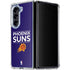 NBA Phoenix Suns Standard - Purple Galaxy Z Fold5 5G Clear Case
