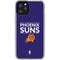 NBA Phoenix Suns Standard - Purple iPhone 11 Pro Clear Case