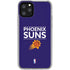 NBA Phoenix Suns Standard - Purple iPhone 11 Pro Clear Case