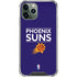 NBA Phoenix Suns Standard - Purple iPhone 11 Pro Max Clear Case