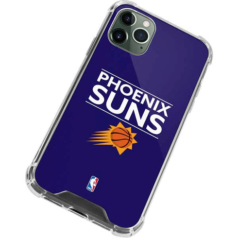NBA Phoenix Suns Standard - Purple iPhone 11 Pro Max Clear Case