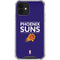 NBA Phoenix Suns Standard - Purple iPhone 12 Mini Clear Case