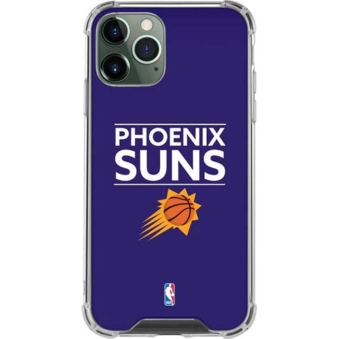 NBA Phoenix Suns Standard - Purple iPhone 12 Pro Max Clear Case