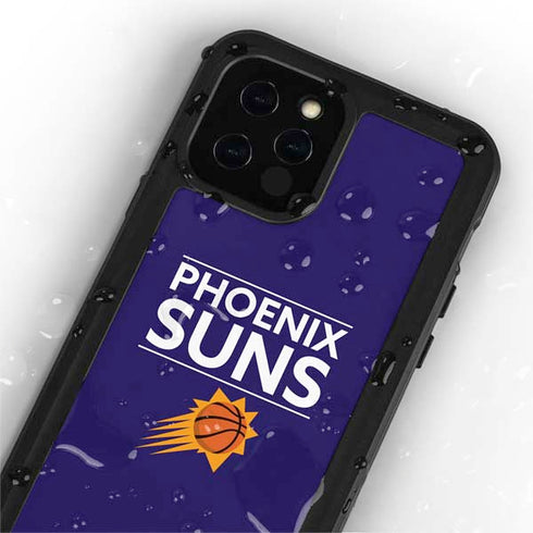 NBA Phoenix Suns Standard - Purple iPhone 12 Pro Waterproof Case