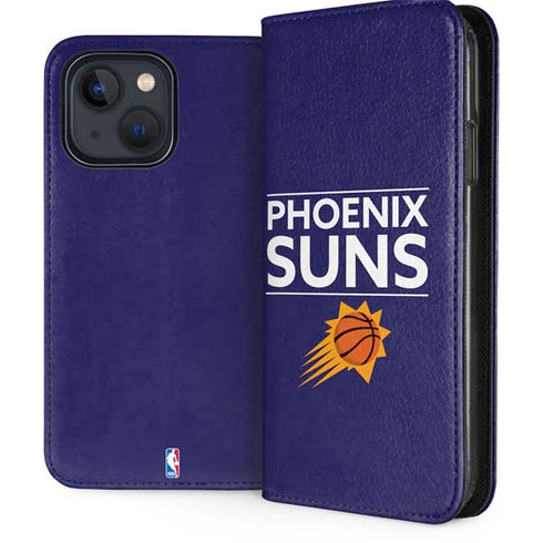 NBA Phoenix Suns Standard - Purple iPhone 13 Folio Case