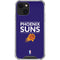 NBA Phoenix Suns Standard - Purple iPhone 13 Mini Clear Case