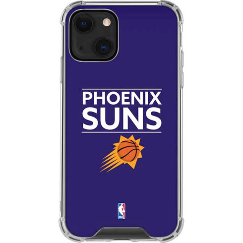 NBA Phoenix Suns Standard - Purple iPhone 14 Clear Case