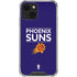NBA Phoenix Suns Standard - Purple iPhone 14 Clear Case