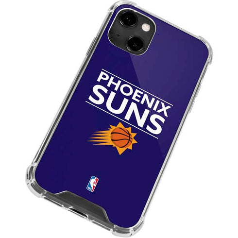 NBA Phoenix Suns Standard - Purple iPhone 14 Clear Case