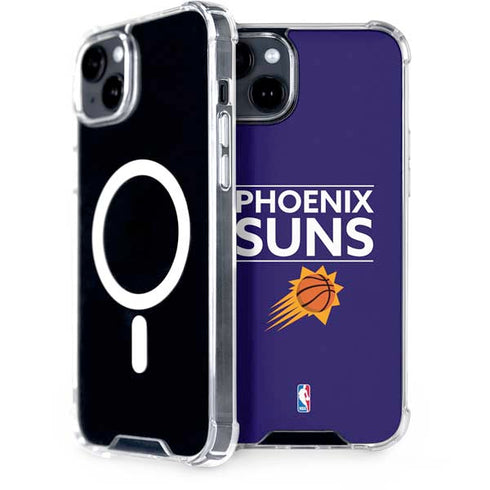 NBA Phoenix Suns Standard - Purple iPhone 15 Plus MagSafe Case