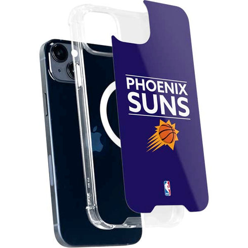 NBA Phoenix Suns Standard - Purple iPhone 14 Plus MagSafe Case