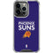 NBA Phoenix Suns Standard - Purple iPhone 14 Pro Clear Case