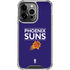NBA Phoenix Suns Standard - Purple iPhone 15 Pro Clear Case