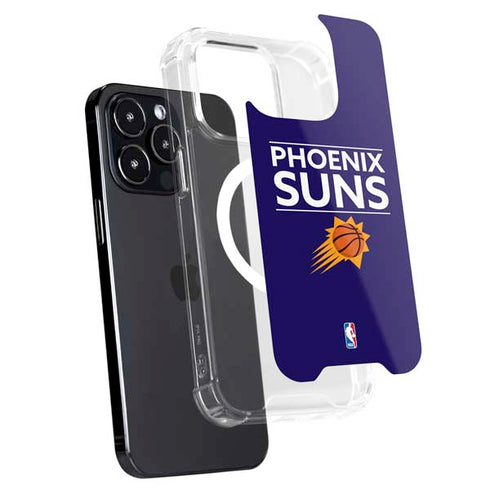 NBA Phoenix Suns Standard - Purple iPhone 15 Pro MagSafe Case