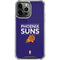 NBA Phoenix Suns Standard - Purple iPhone 15 Pro Max Clear Case