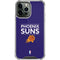 NBA Phoenix Suns Standard - Purple iPhone 14 Pro Max Clear Case