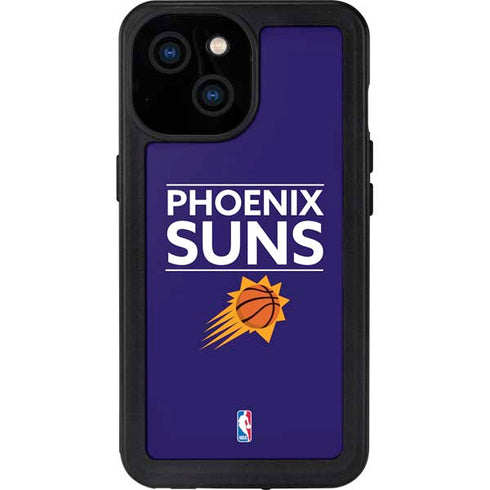 NBA Phoenix Suns Standard - Purple iPhone 15 Waterproof Case