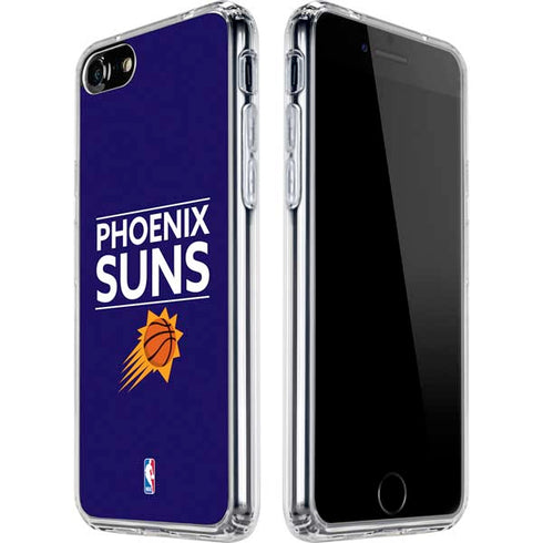 NBA Phoenix Suns Standard - Purple iPhone SE (2nd & 3rd Gen) Clear Case
