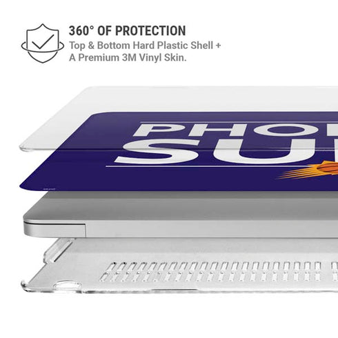 NBA Phoenix Suns Standard - Purple MacBook Pro 16in (2019-20) Case plus Skin