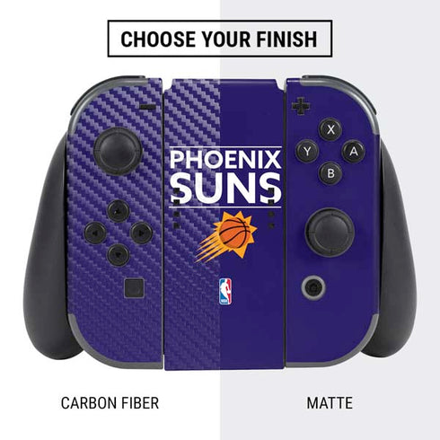 NBA Phoenix Suns Standard - Purple Nintendo Switch Bundle Skin