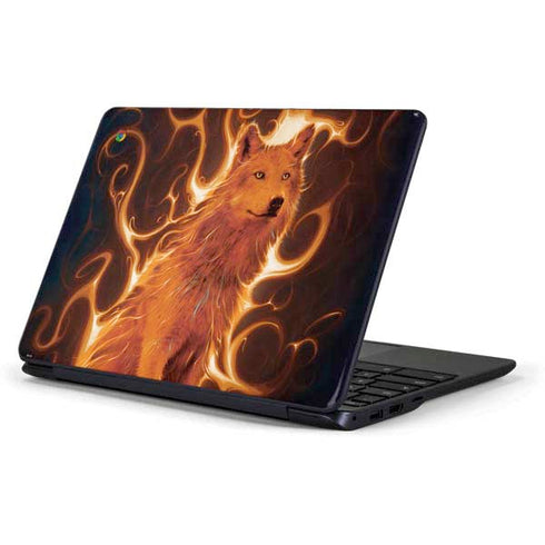 Vincent Hie Phoenix Wolf Samsung Chromebook Skin