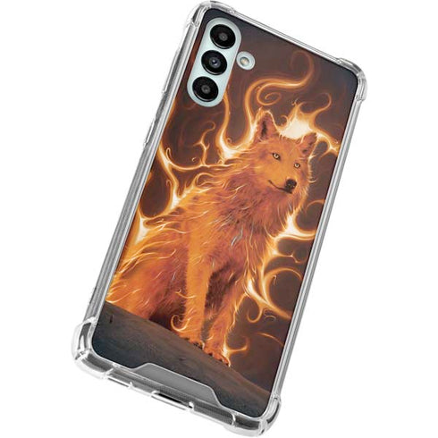 Vincent Hie Phoenix Wolf Galaxy A13 5G Clear Case