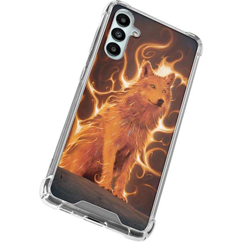 Vincent Hie Phoenix Wolf Galaxy A14 5G Clear Case