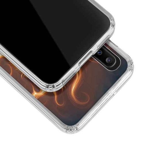Vincent Hie Phoenix Wolf Galaxy A30 Clear Case