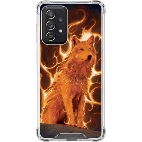 Vincent Hie Phoenix Wolf Galaxy A52 5G Clear Case