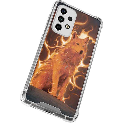 Vincent Hie Phoenix Wolf Galaxy A53 5G Clear Case