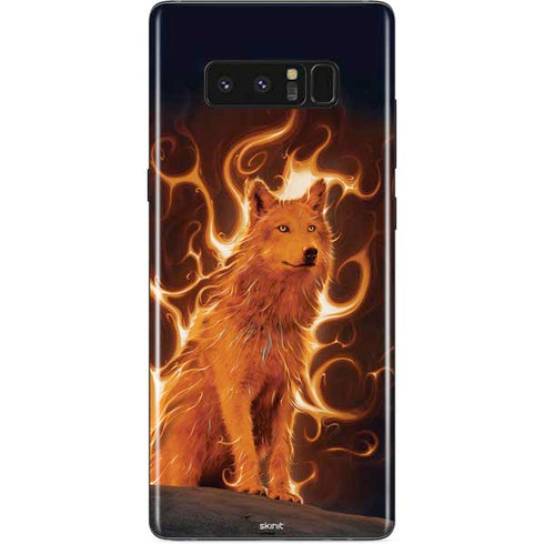 Vincent Hie Phoenix Wolf Galaxy Note 8 Skin