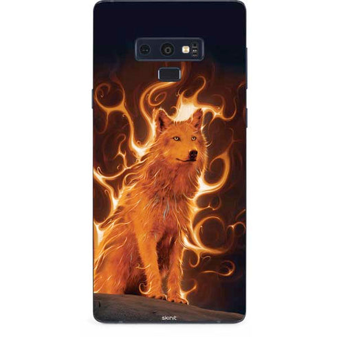 Vincent Hie Phoenix Wolf Galaxy Note 9 Skin