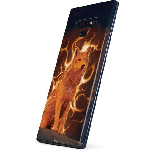 Vincent Hie Phoenix Wolf Galaxy Note 9 Skin